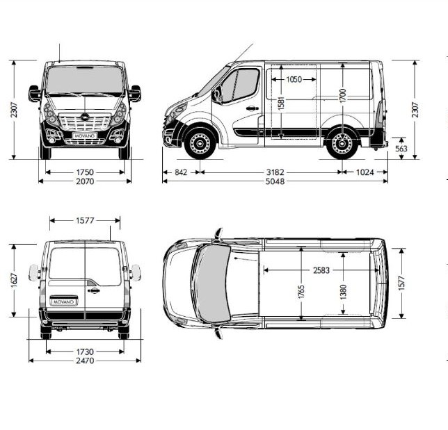 Van - Opel Movano L1H1